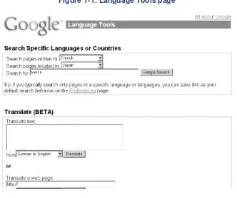 Figure 1-1. Language Tools page 