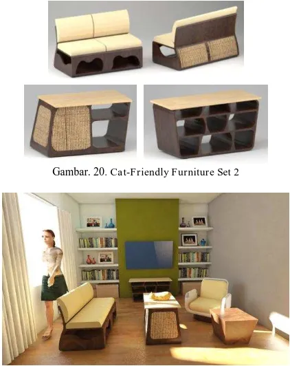 Gambar. 20  . Cat-Friendly Furniture Set 2  