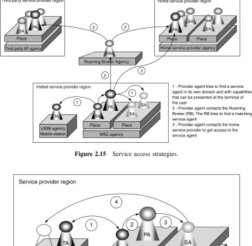 Figure 2.15Service access strategies.