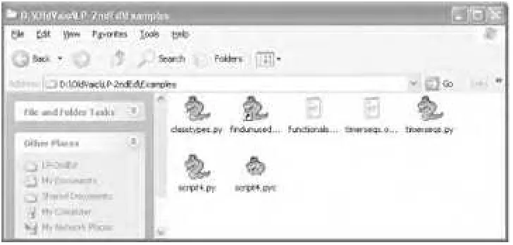 Figure 3-1. Python file icons on Windows