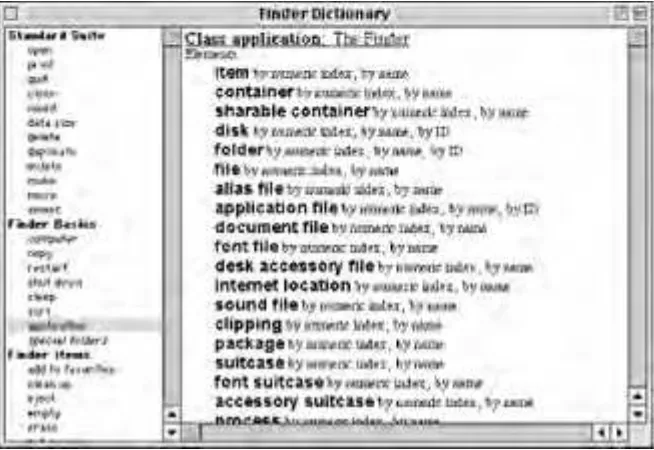 Figure 2-4. Open Dictionary dialog in OS X