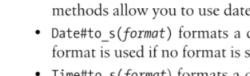 Table 2-1. Date formats