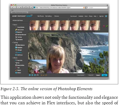Figure 2-5. The online version of Photoshop Elements