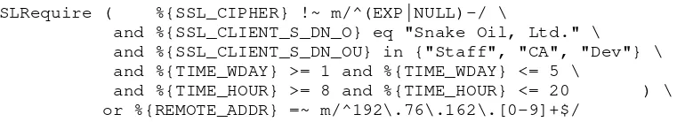 Table 11-3. Cipher suites for Apache v1.3  