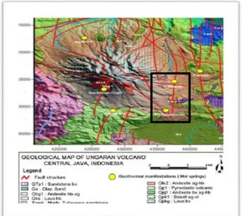 Gambar 1.  Peta Geologi Gunungapi 