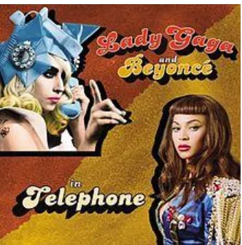 Gambar I.3. Lady Gaga & Beyonce “Telephone”