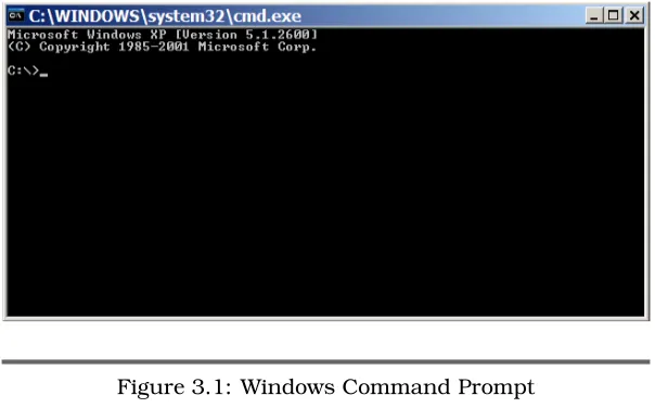 Figure 3.1: Windows Command Prompt