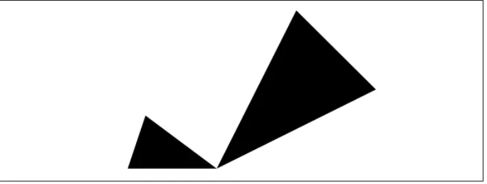 Figure B-1. A pair of triangles with a mathematical relationship