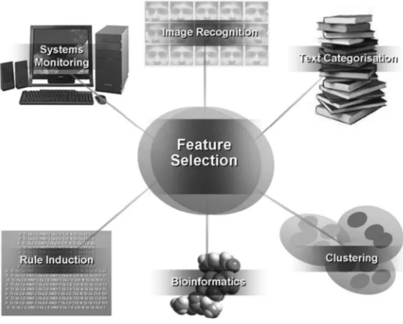 Figure 1.2Typical feature selection application areas