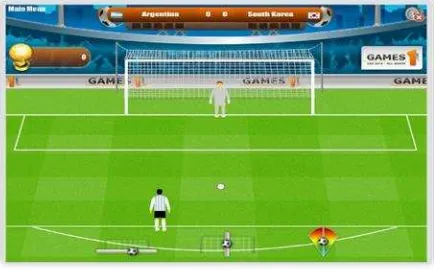 Gambar 1 ontoh Game Penalty Kick adalah karakter pada game yang sepenuhnya dikendalikan oleh komputer dan tidak dapat mainkan oleh pemain