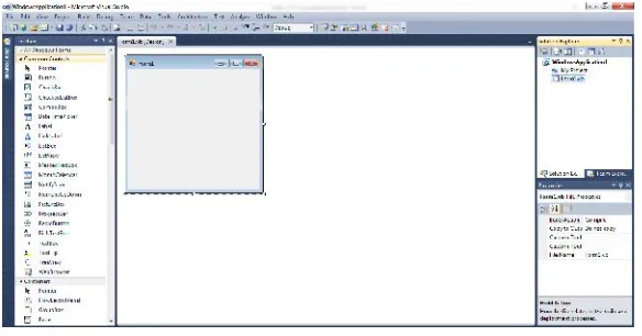 Gambar 2.5 IDE Visual Studio 2010