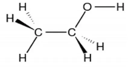 Gambar 9. Struktur Molekul Etanol 