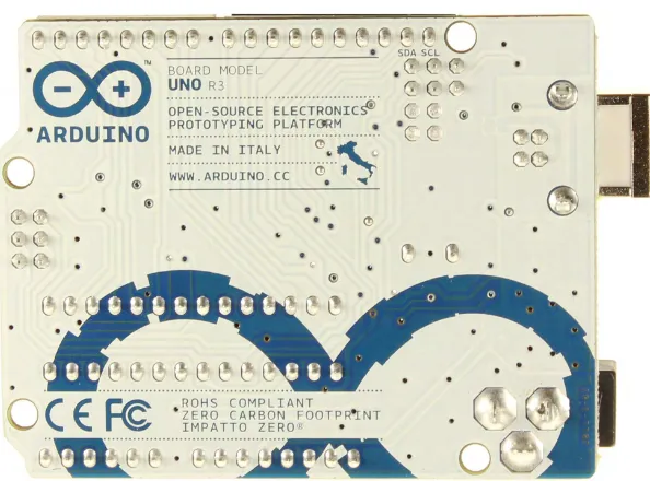 Figure 1-1. Front of the Arduino Uno (Rev. 3).