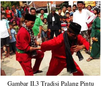 Gambar II.3 Tradisi Palang Pintu 