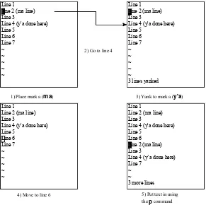 Figure 4.5Yank (copy) and put (paste).