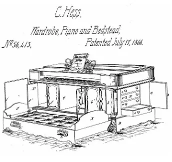 Figure 6.2: U.S. Patent 56,413: Convertible Piano, Couch, and Bureau