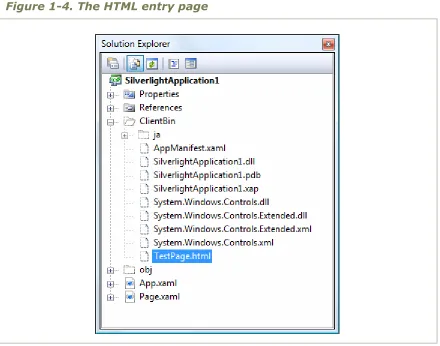 Figure 1-4. The HTML entry page 