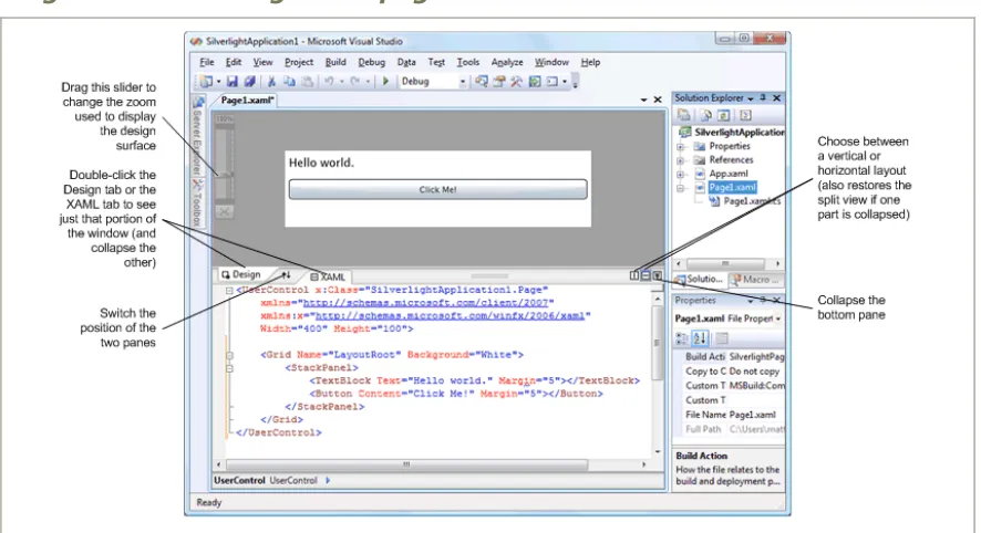 Figure 1-5. Viewing XAML pages 