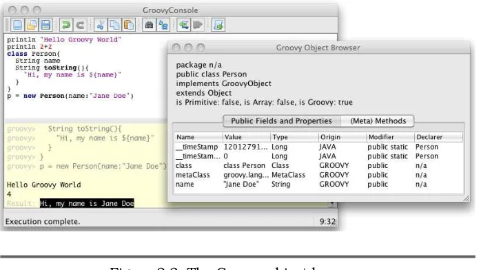 Figure 2.2: The Groovy object browser