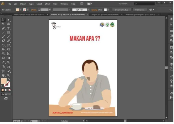 Gambar IV.23 Hasil Poster Attention 2 