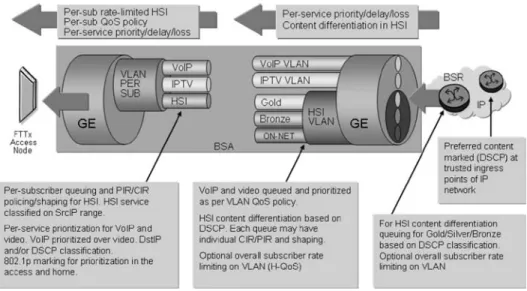 Figure 3.9 View of VLANs on aggregation network