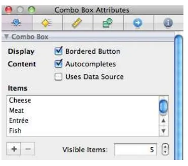 Figure 2.10: Manual data entry for the combo box