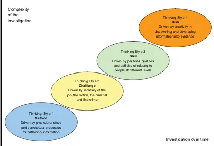 Figure 3. Ways of thinking about the investigation process