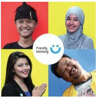 Gambar II.4 FriendlySumber: http://arcom2005.com/bandung-memperkenalkan-city-brandingnya- Bandung friendly-bandung
