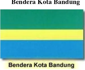 Gambar 3.2 Bendera Kota Bandung 