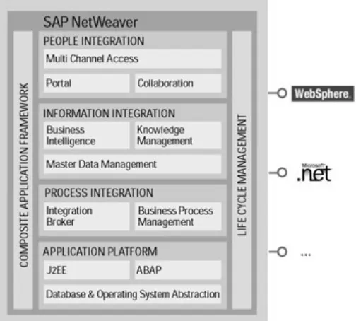 Figure 1-1: SAP NetWeaver offers a wealth ofcapabilities.