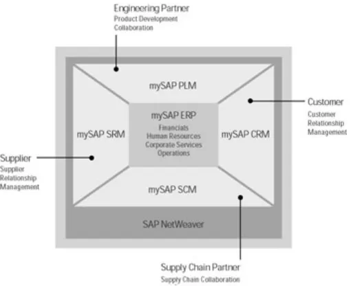 Figure 2-4: The role of mySAP Business Suite is what you’re seeinghere.