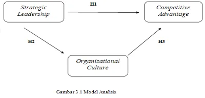 Gambar 1. Model Analisis Hipotesis  
