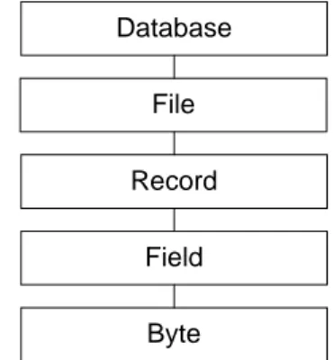 Gambar 2.1 Tingkatan Database 2.4.1 Model Database