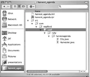 FIGURE 3-3. Rooted views in Finder