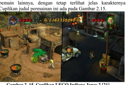 Gambar 2. 15. Cuplikan LEGO Indiana Jones 2 [21] 