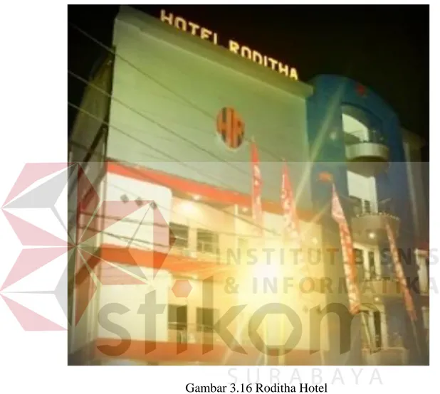 Gambar 3.16 Roditha Hotel  Sumber: Hasil Olahan Peneliti 