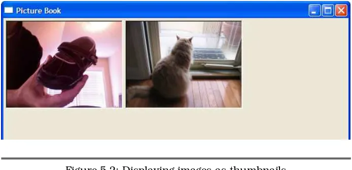 Figure 5.2: Displaying images as thumbnails