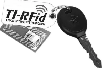 Figure 2-7. Two RFID tags (image courtesy ofTexas Instruments)