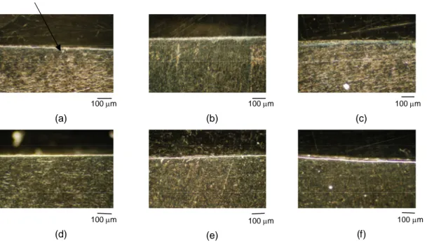Gambar  7.      Mikrograf  lapisan  oksida  logam  paduan  Zirlo-Mo  dengan  0,1%  berat    Fe  pasca  uji  korosi dalam media uap air jenuh pada temperatur 300 C selama 24 jam