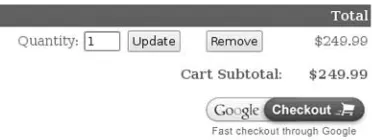 Table 5-1. Test credit cards for use with your sandbox Google Checkout account 