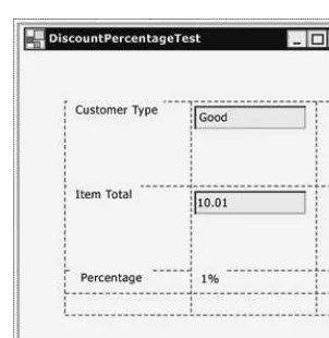 Figure 7.5 Acceptance test through the user interface
