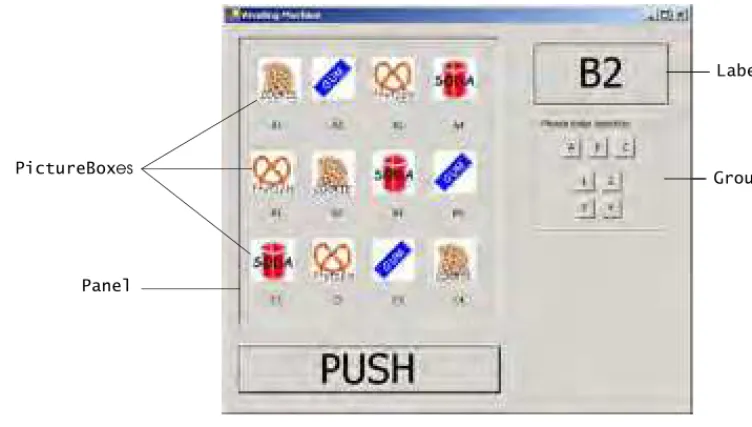 Figure 3.37Vending Machine GUI.