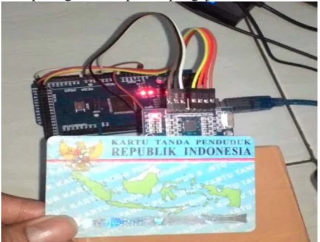 Tabel 1 Port RFID Reader dengan Arduino Mega R3  Modul RC522  PIN ARDUINO MEGA 