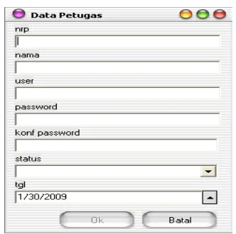 Gambar 4.6 Form Input Data Pemohon 