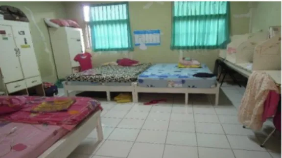Gambar  11.  Foto  kondisi  kamar  di  asrama  Putra  Kidang Pananjung ITB. 