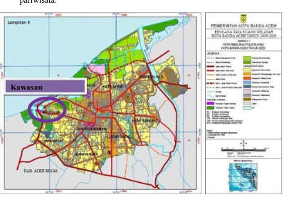 Gambar 2.22. Peta Rencana Tata Ruang Wilayah Kota Banda Aceh Tahun 2009 