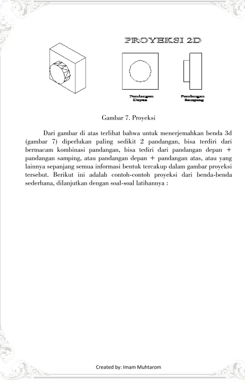 Gambar 7. Proyeksi 