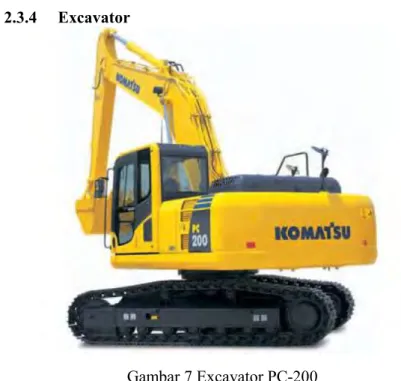 Gambar 7 Excavator PC-200  (Sumber: Google Images) 