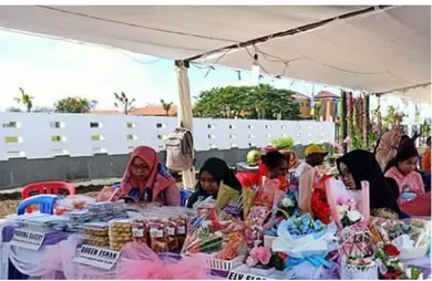 Gambar 1. Strategi Promosi yang dilakukan arni kripik dalam pameran kuliner b. Strategi Penetapan Harga