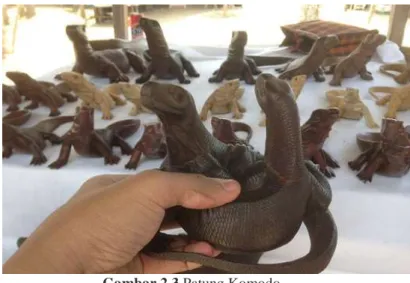 Gambar 2.3 Patung Komodo 